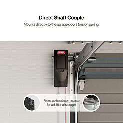 Genie Wall Mount Direct Drive Garage Door Opener Battery Back-up LED Light