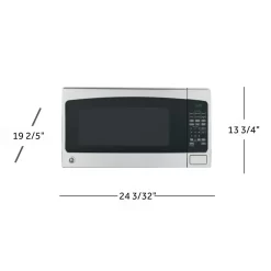 GE 2-cu ft Large 1200-Watt Sensor Cooking Controls Countertop Microwave (Stainless)