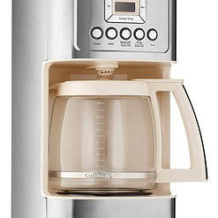 Cuisinart Coffee Maker, 14-Cup Glass Carafe, Fully Automatic for Brew Strength Control & 1-4 Cup Setting, Cream.