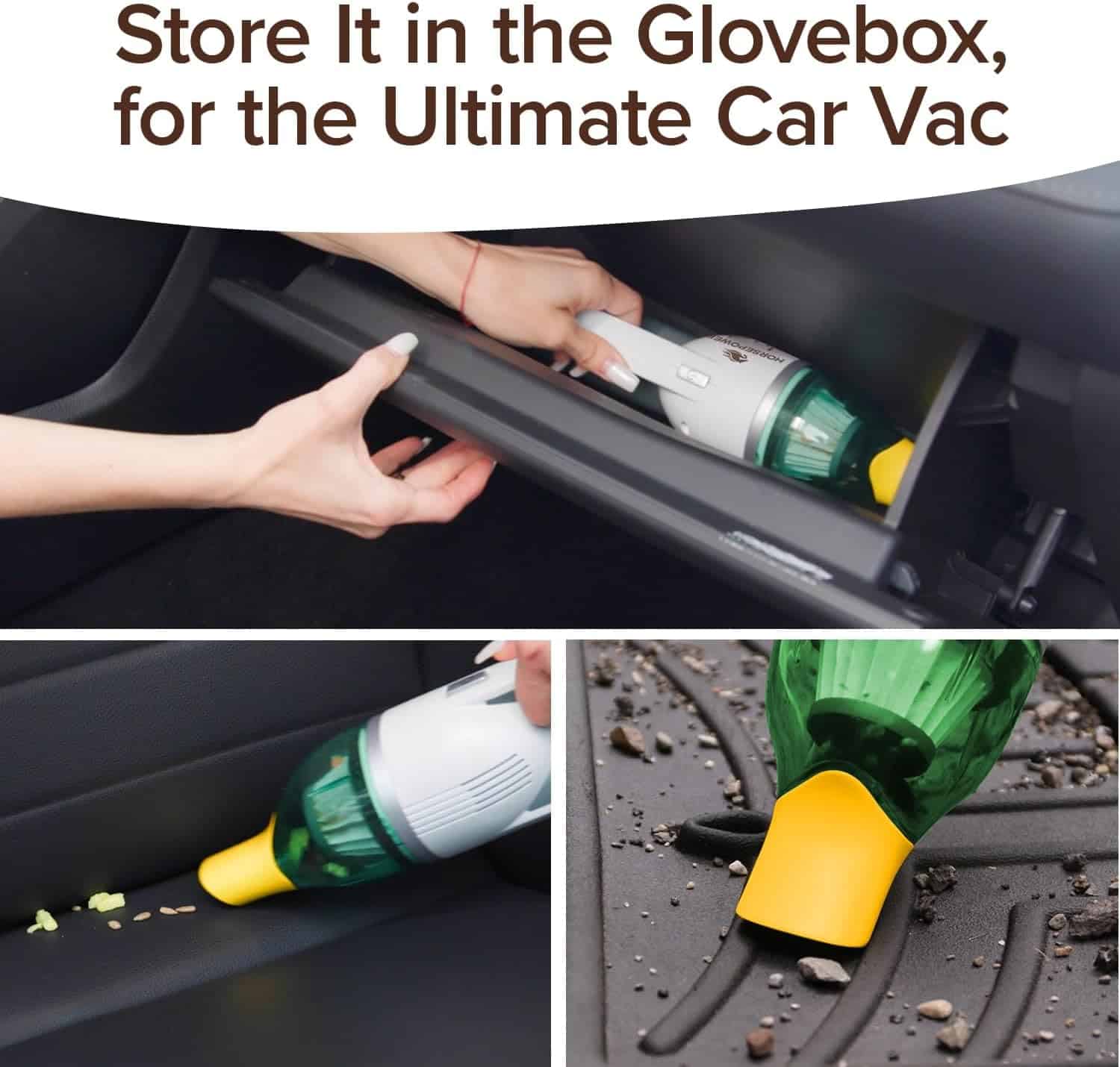 Duck Compact Cordless Vacuum by Horsepower, Ultra-Powerful, Strong Suction, Easy To Store