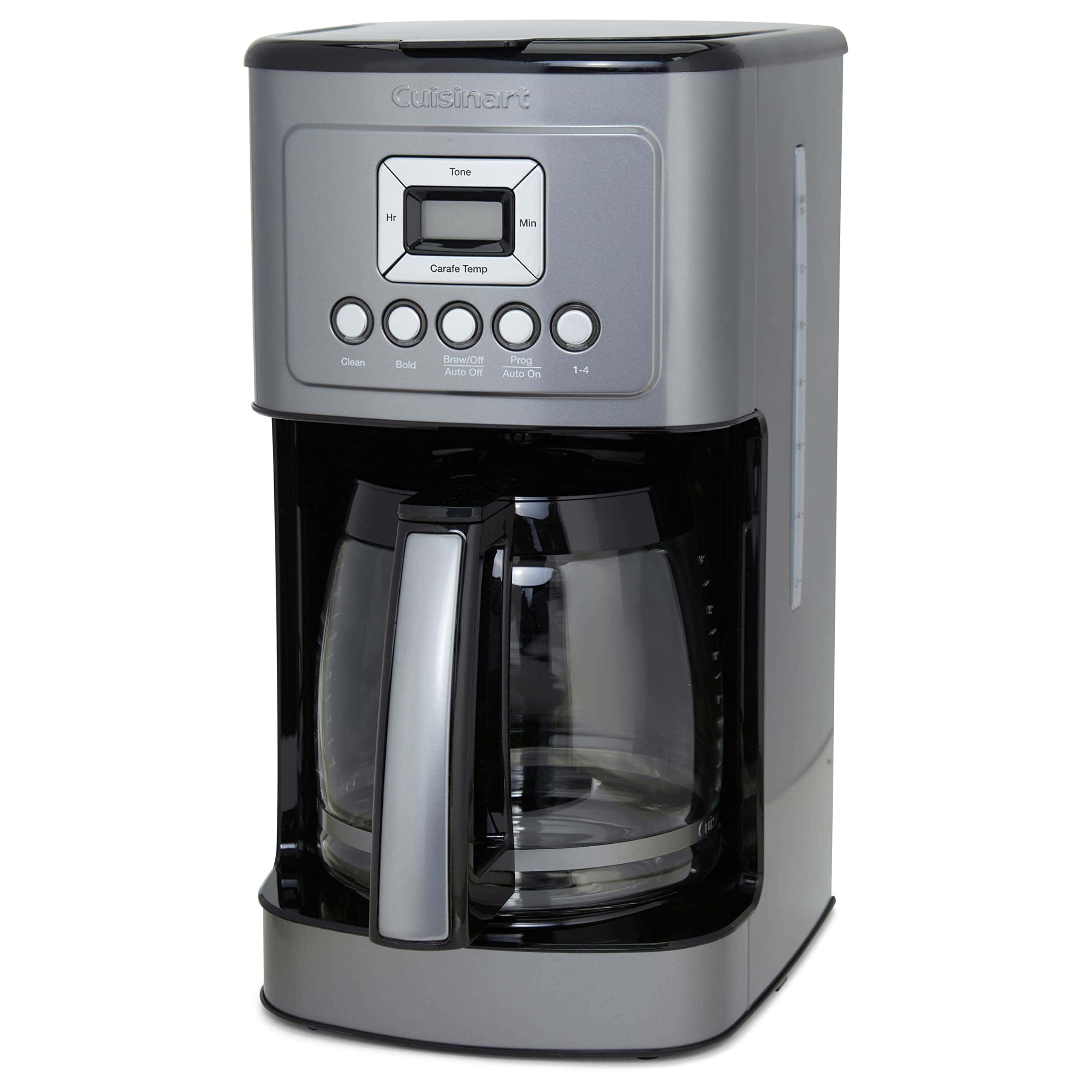 Cuisinart Coffee Maker, 14-Cup Glass Carafe, Fully Automatic for Brew Strength Control & 1-4 Cup Setting, Gunmetal