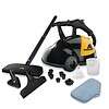 McCulloch MC1275 Heavy-Duty Steam Cleaner with 18 Accessories, Extra-Long Power Cord, Yellow/Grey