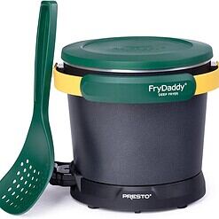 Presto 05427 FryDaddy Electric Deep Fryer, Green/Gold