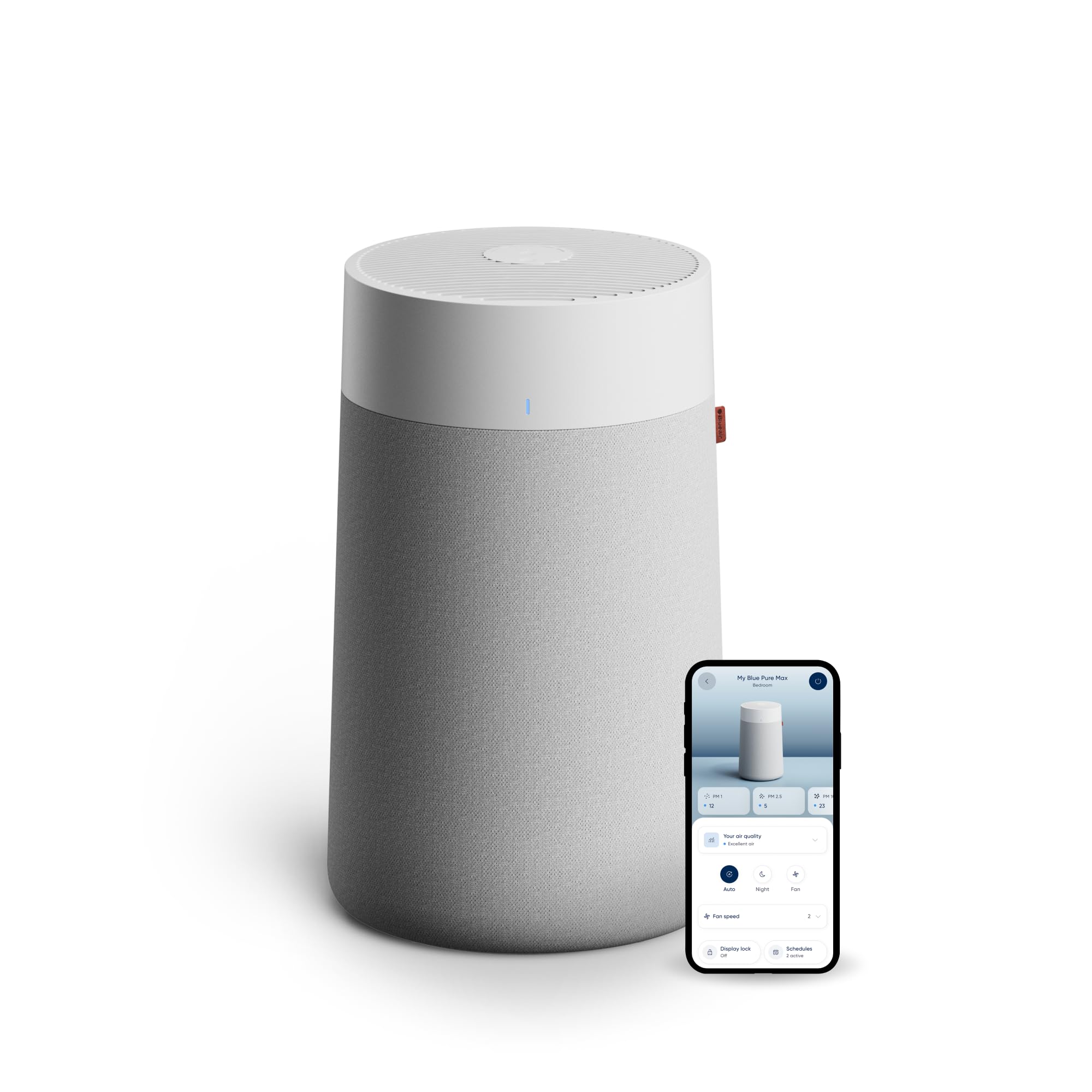 BLUEAIR Air Purifiers for Medium Rooms, Bedroom, Kitchen, Cleans 1,858 sqft in one hour, HEPASilent Smart Air Cleaner - Blue Pure 311i Max