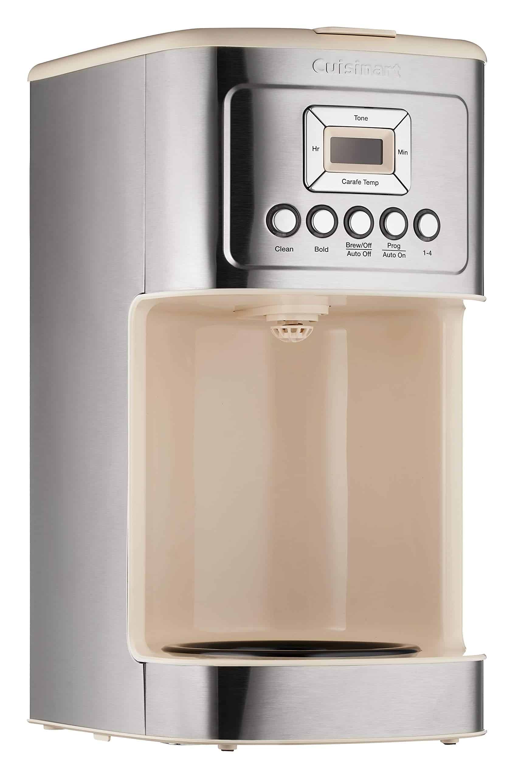 Cuisinart Coffee Maker, 14-Cup Glass Carafe, Fully Automatic for Brew Strength Control & 1-4 Cup Setting, Cream.