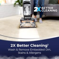 BISSELL 3432 Revolution HydroSteam Pet Carpet Cleaner, Upright Deep Cleaner, HydroSteam Technology
