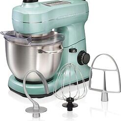Hamilton Beach 7-Speed Stand Mixer & Attachments - Teal