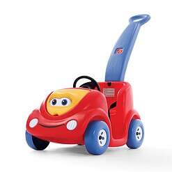 Step2 Push Around Buggy Kids Push Car, Ride On Toy, Stroller Substitute, Includes Seat Belt & Horn, Made of Durable Plastic, Red