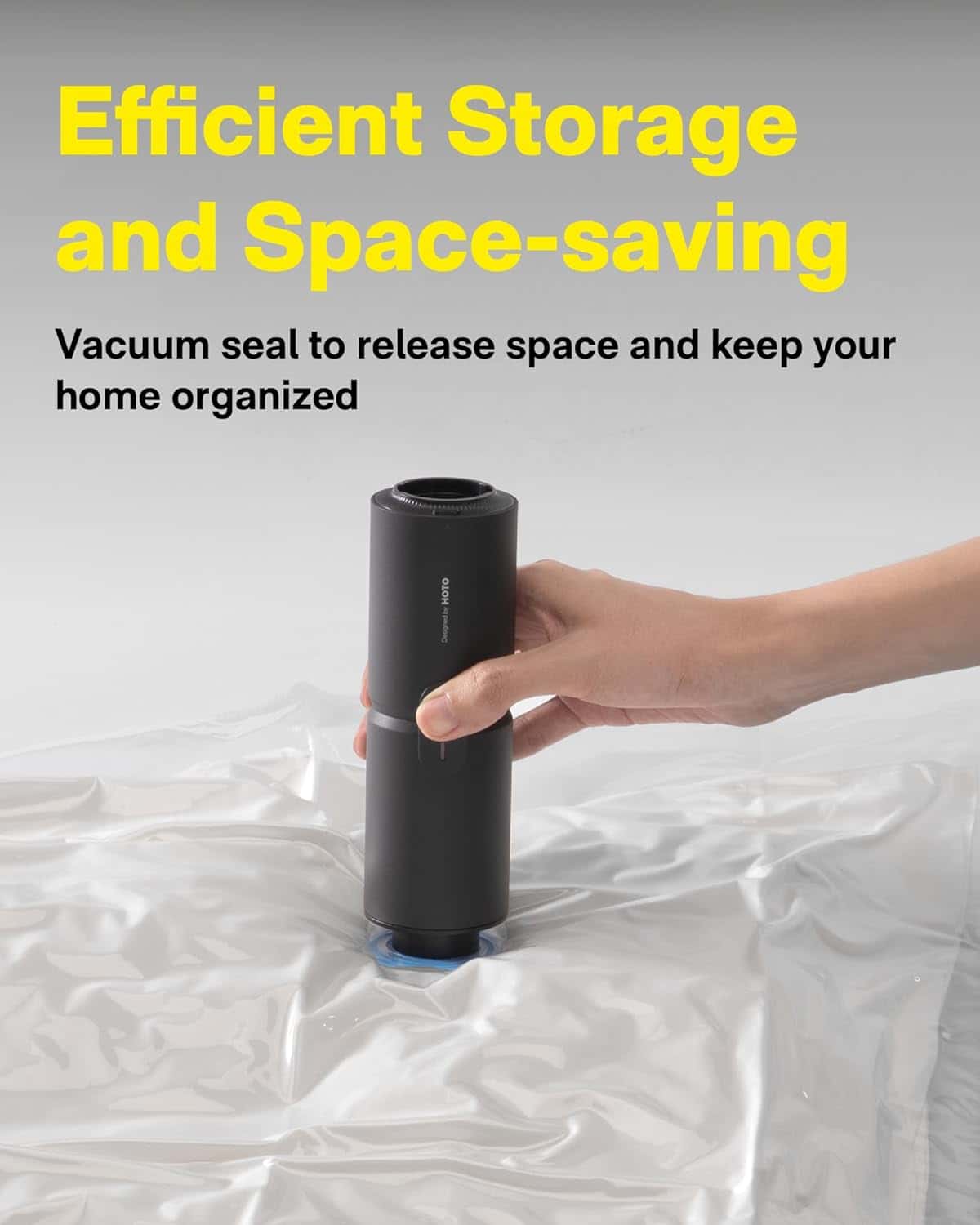HOTO Handheld Vacuum Cleaner Cordless, Desk Vacuum Cleaner Compressed Electric Air Duster 15000Pa Suction