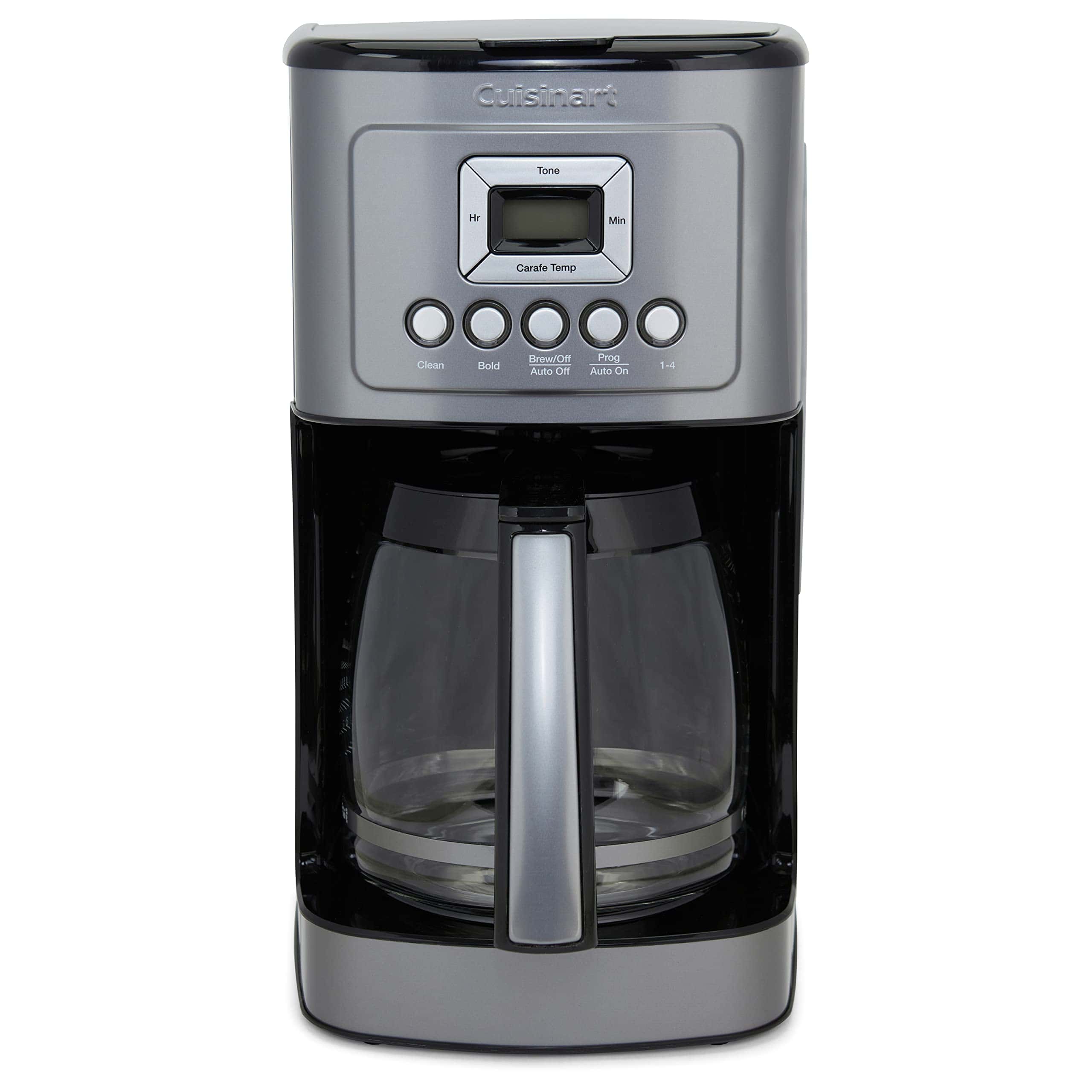 Cuisinart Coffee Maker, 14-Cup Glass Carafe, Fully Automatic for Brew Strength Control & 1-4 Cup Setting, Gunmetal