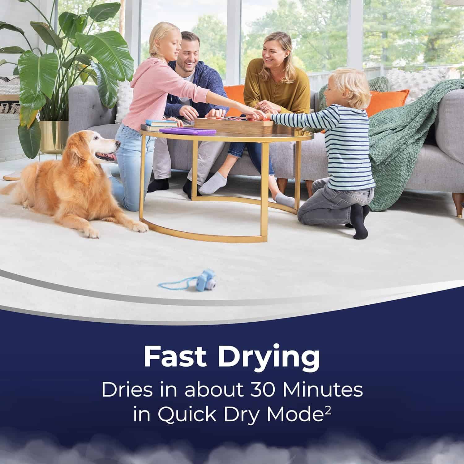 BISSELL 3432 Revolution HydroSteam Pet Carpet Cleaner, Upright Deep Cleaner, HydroSteam Technology
