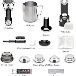 Breville BES870XL Espresso Machine, One Size, Brushed Stainless Steel