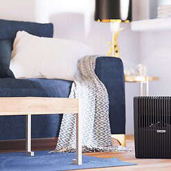 Venta LW25 Original Humidifier Black - Filter-Free Evaporative Humidifier for Spaces up to 430 ft²