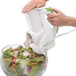 Presto Salad Shooter Electric Slicer/Shredder,White