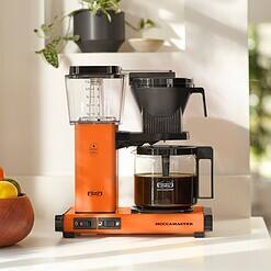 Technivorm Moccamaster 53947 KBGV 10-Cup Coffee Maker Orange, 40 Ounce, 1.25l