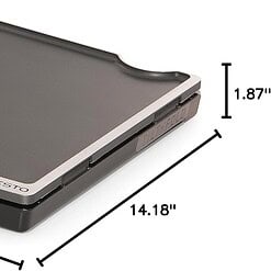 Presto 07071 15-inch Electric Tilt-n-fold Griddle, Black