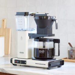 Moccamaster 53933 KBGV Select 10-Cup Coffee Maker, Off-White, 40 ounce, 1.25l