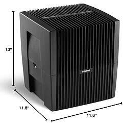 Venta LW25 Original Humidifier Black - Filter-Free Evaporative Humidifier for Spaces up to 430 ft²
