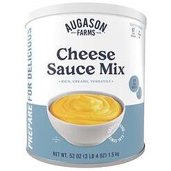 Augason Farms Cheese Sauce Mix Can, Emergency Food Supply, Everyday Meals, 87 Servings