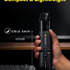 HOTO Handheld Vacuum Cleaner Cordless, Desk Vacuum Cleaner Compressed Electric Air Duster 15000Pa Suction