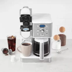 Cuisinart - Coffee Center 2-In-1 Coffeemaker - White