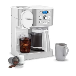 Cuisinart - Coffee Center 2-In-1 Coffeemaker - White
