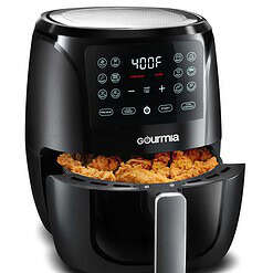 Gourmia 4 Qt Digital Air Fryer with Guided Cooking, Black GAF486