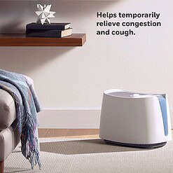 Honeywell Cool Moisture Humidifier, Medium Room, 1 Gallon Tank, White – Invisible Moisture Humidifier for Baby, Kids, Adult Bedrooms