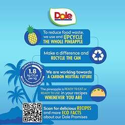 Dole Canned Fruit, Pineapple Tidbits in 100% Pineapple Juice, Gluten Free, Pantry Staples, 20 Oz, 12 Count, Packaging May Vary