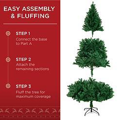Best Choice Products Artificial Christmas Tree, 9ft Premium Unlit Hinged Design