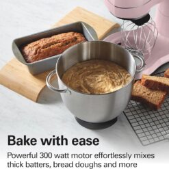 Hamilton Beach 7-Speed Stand Mixer & Attachments - Pink
