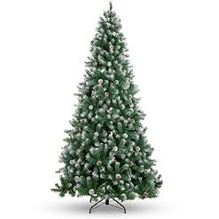 Best Choice Products 9ft Pre-Decorated Holiday Christmas Tree for Home, Office, Party Decoration w/ 2,028 PVC Branch Tips