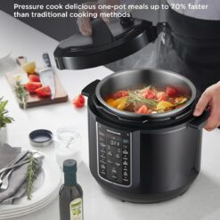 Midea 12-in-1 Electric Pressure Cooker, 8 Quarts, 12 Presets, Multi-Functional Programmable, Stainless Steel