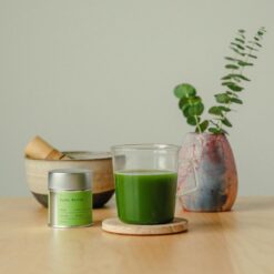 Dona Ceremonial Grade Matcha, Stone-Milled from Wazuka, Kyoto Family Tea Estate, Hot or Iced, 1.1 Ounce Airtight Seal Tin