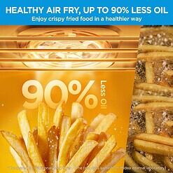 Midea Flexify French Door Toaster Oven Air Fryer Combo, 26.4 QT, Extra Large Air Fryer Countertop Oven 10-in-1 Combo, Stainless Steel