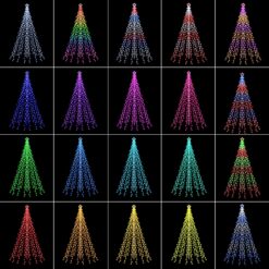 Lomotech RGB Color Changing Christmas Tree Lights - 10Ft 404 LED with 7.08