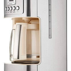 Cuisinart Coffee Maker, 14-Cup Glass Carafe, Fully Automatic for Brew Strength Control & 1-4 Cup Setting, Cream.