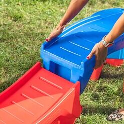 Step2 Farther & Faster Coaster Track Expansion Pack, Extra 3 Feet, Kids Ride On Toy Roller Coaster Track, Push Car