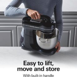 Hamilton Beach 7-Speed Stand Mixer & Attachments - Black