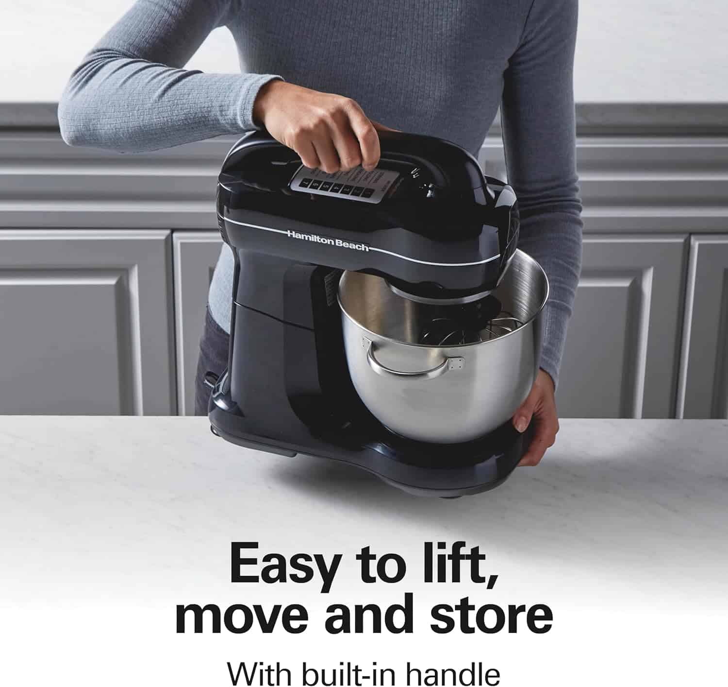 Hamilton Beach 7-Speed Stand Mixer & Attachments - Black