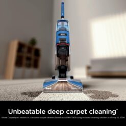 Shark CarpetXpert, Upright Carpet & Area Rug Cleaner for Pets, Deep Carpet Cleaning & Dirt & Grime Removal, Carpet Shampooer, Blue, EX121BRN