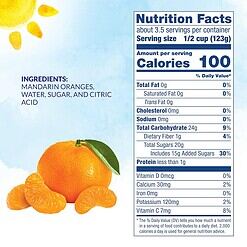 Dole Canned Fruit, Mandarin Oranges in Light Syrup, Gluten Free, Pantry Staples, 15 Oz, 12 Count
