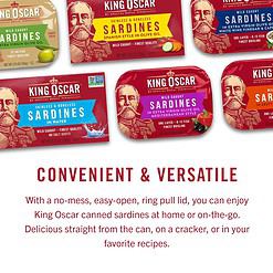 King Oscar Sardines Extra Virgin Olive Oil, 3.75-Ounce Cans (Pack of 12)
