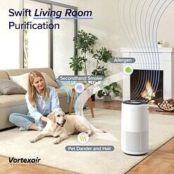 LEVOIT Air Purifiers for Home Large Room Up to 1980 Ft² in 1 Hr, Core 400S-P, White