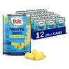 Dole Canned Fruit, Pineapple Tidbits in 100% Pineapple Juice, Gluten Free, Pantry Staples, 20 Oz, 12 Count, Packaging May Vary