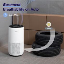 LEVOIT Air Purifiers for Home Large Room Up to 1980 Ft² in 1 Hr, Core 400S-P, White