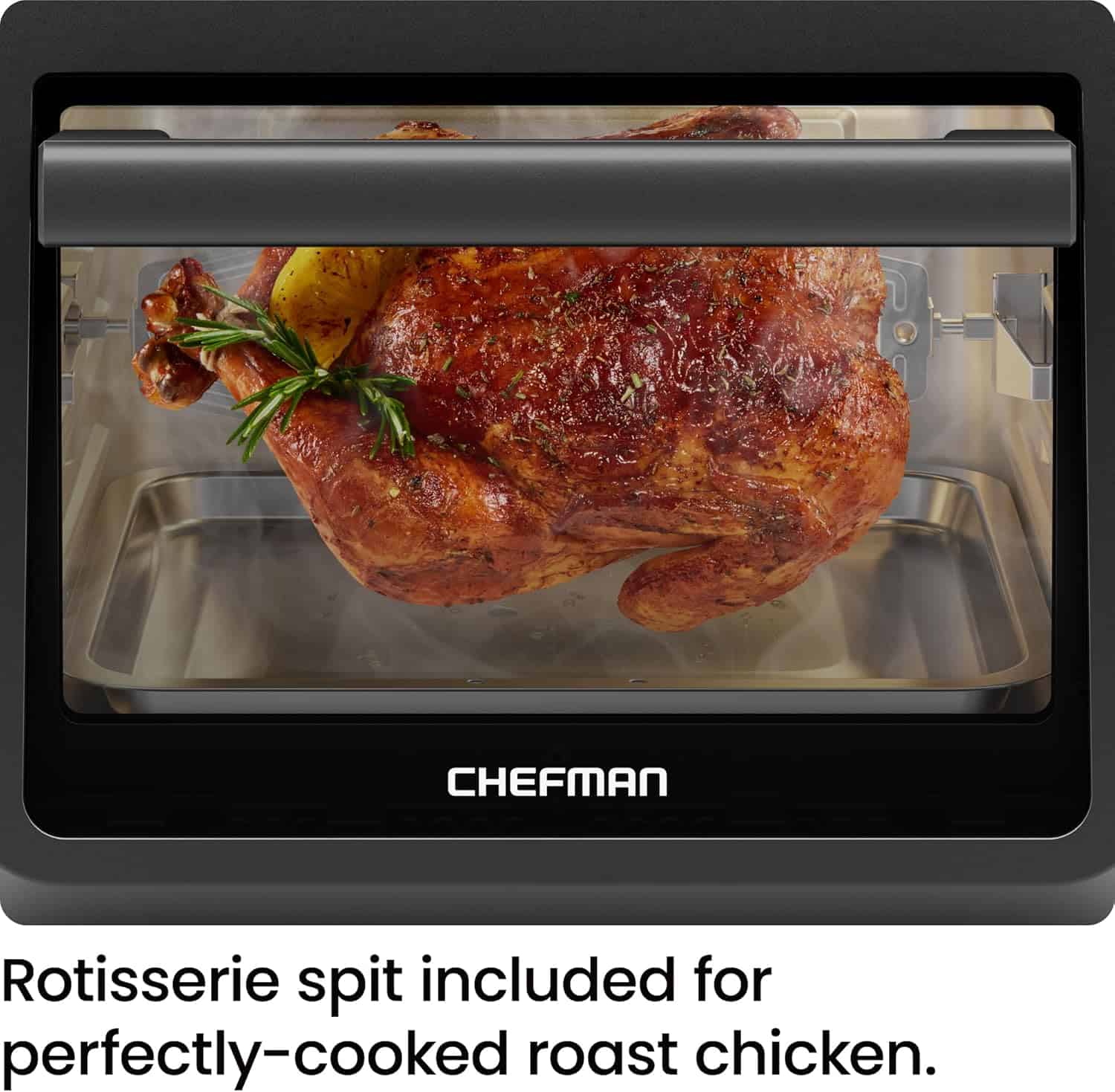 Chefman 12-Quart 6-in-1 Air Fryer Oven with Digital Timer, Touchscreen, and 12 Presets - Family Size Countertop Convection Oven, Dishwasher-Safe Parts