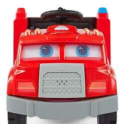 Kid Trax Real Rigs Toddler Fire Truck Interactive Ride On Toy, Kids Ages 1.5-4 Years, 6 Volt Battery and Charger, Sound Effects, Red, Large