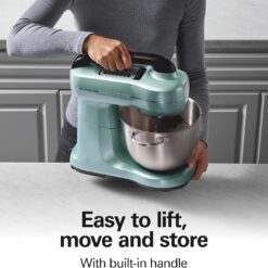 Hamilton Beach 7-Speed Stand Mixer & Attachments - Teal