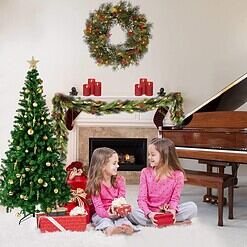 Sunnyglade 4 FT Premium Artificial Christmas Tree 400 Tips Full Tree Easy to Assemble with Christmas Tree Stand (4ft)